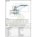 Plynový kulový kohout 1/2", MF 3100, páka, MOP5, 0310012