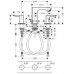 Hansgrohe METRIS umyvadlová 3 otv. baterie chrom 31083000