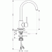 Hansgrohe AXOR UNO2 Páková kuchyňská baterie DN15, chrom 38830000