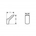 Hansgrohe AXOR URQUIOLA Jednoduchý háček, chrom 42401000