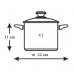 BANQUET Kastrol 22cm, 4,0L Matte New Line 48ES0505CS22-A