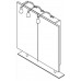 SAPHO GRETA galerka 75x70x12cm 55114