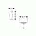 Hansgrohe Flexaplus Vrchní sada, bílá 58185450