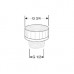 KLUDI redukce G 3/4 x G 1/2 chrom 6110505-00