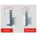 ALCAPLAST Renovmodul Slim - Předstěnový instalační systém pro zazdívání A1115B/1000