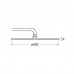 Roca Vintage XL horní sprcha 40 cm A5B9250C00