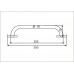 NIMCO UNIVERSAL madlo, úprava chrom 300x19mm BM3035C-26