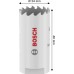 BOSCH Multi Material Děrovka se závitem, 24 × 40 mm 2608594565