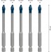 BOSCH Vrtáky do střešních tašek EXPERT HEX-9 HardCeramic, 6 mm, 5 ks 2608900599