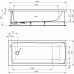 IDEAL Standard CONNECT vana 170 x 70 cm s IWS, E018101