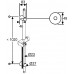 KLUDI A-Qa V flexibilní nástěnná tyč 1100mm chrom 6209505-00
