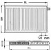 Kermi Therm X2 Profil-V deskový radiátor 12 400 / 2000 FTV120402001R1K