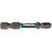 MAKITA E-26004 Torzní bit řady Impact Premier (E-form) PZ3-50mm, 10 ks