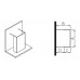 POLYSAN MODULAR SHOWER rozměry mm: A882 B=C+D C380 D<500 H2000