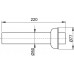 ALCAPLAST Trubka s rozetou průměr 50mm P047