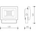 PANLUX LEDMED VANA SMD LED reflektor 20W LM34300009