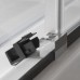 ROLTECHNIK Sprchové dveře posuvné ECS2L/800 brillant/transparent 560-800000L-00-02