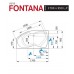 Santech Vana FONTANA 1700 x 950 pravá