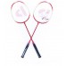 Sada badminton + 3 košíčky kov 66cm asst 3 barvy v tašce
