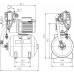 Wilo Jet HWJ 204-EM-50/2-2 (1~230 V) domácí samonasávací vodárna 4265555