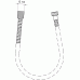 IDEAL Standard CERAWELL Metalflex sprchová hadice kovová 125cm A2403AA