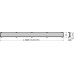 ALCAPLAST INSERT Rošt pro vložení dlažby 750mm INSERT-750
