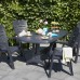 ALLIBERT PORTLAND stůl 150 x 90 x 72cm, světle šedá 17180031