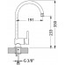 ALVEUS ARC 110 kuchyňská baterie, chrom 1126720