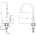 ALVEUS Set FALCON 30 dřez 780x435 mm + baterie TONIA, černá