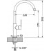 ALVEUS ARC 80 kuchyňská baterie, černá matná 1134889