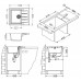 ALVEUS Set CADIT 10 dřez 590x500 mm + baterie AFRA, černá