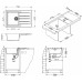 ALVEUS Set CADIT 20 dřez 790x500 mm + baterie AFRA, černá