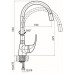 ALVEUS Set FORMIC 20 dřez 520x510 mm + baterie SUPPLE, černá