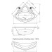 ARTTEC SURF MASSAGE 150x150 Hydromasážní akrylátová vana PAN00547