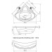 ARTTEC LUXUS MASSAGE 140x140 Luxusní hydromasážní vana PAN00722