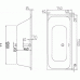 Gustavsberg NAUTIC vana 170x75 klasická BA170FDN2W-01