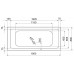 Gustavsberg ARTIC vana 180x80 klasická BA180ARC2W-01