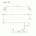 Gustavsberg LOGIC vana 180x80 klasická BA180LOG2W-01