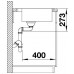 BLANCO ZEROX 500 IF/A InFino nerez Durinox s táhlem 523101