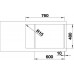 BLANCO ZIA XL 6 S Compact silgranit s excentrem 780x500 mm, šedá skála 523264