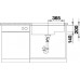 BLANCO SUBLINE 700 U Level InFino Silgranit aluminium dřez vlevo 523540