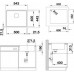 BLANCO SUBLINE 500 IF SteelFrame InFino Silgranit antracit s táhlem 524108
