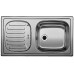 BLANCO set FLEX mini profilovaný nerez 780 x 435 mm 512032 + BRAVON baterie chrom 518818