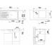 BLANCO set FLEX mini profilovaný nerez 780 x 435 mm 512032 + BRAVON baterie chrom 518818
