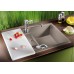 BLANCO Set dřez Metra 45 S Compact Silgranit šedá skála + baterie Mila chrom