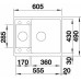 BLANCO METRA 6 F Silgranit antracit obous. prov. s excentrem 519134
