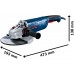 VÝPRODEJ BOSCH GWS 24-230 P PROFESSIONAL Úhlová bruska 06018C3100 POŠKOZENÝ OBAL