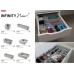 CURVER INFINITY úložný box 45 L modrý 01721-X34
