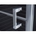 RONAL SLM4 Mobility rohový vstup rozdělený, levý, 100cm, aluchrom/Cristal perly SLM4G10005044
