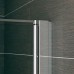 RONAL SLF2 D+G Swing-Line F rohový vstup, pravé, 100cm, chrom/linie SLF2D10005051